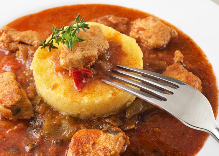 Polentascheiben / passt besonders gut zu Gulasch / Rauchmühle / Rauchmehl