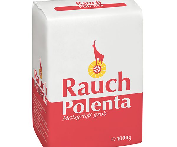 Polenta Maisgrieß grob 1000 g - Unsere Produkte - Unsere Mehle / Rauchmühle / Rauchmehl / Rezepte. Bekömmlich Beilage zu Fleisch und Gemüse sowie pikante und süße Hauptgerichte.