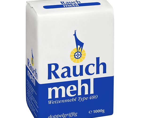Weizenmehl Type 480 doppelgriffig blau - 1 kg - Unsere Mehle / Rauchmühle / Rauchmehl. Für Spatzln, Nudeln und Schlutzkrapfen