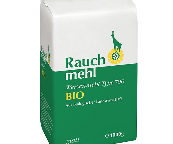 Weizenmehl Type 700 BIO - glatt - grün - aus biologischer Landwirtschaft - / Unsere Mehle / Rauchmühle / Rauchmehl. Geeignet für alle Mehlspeisen und Backwaren.