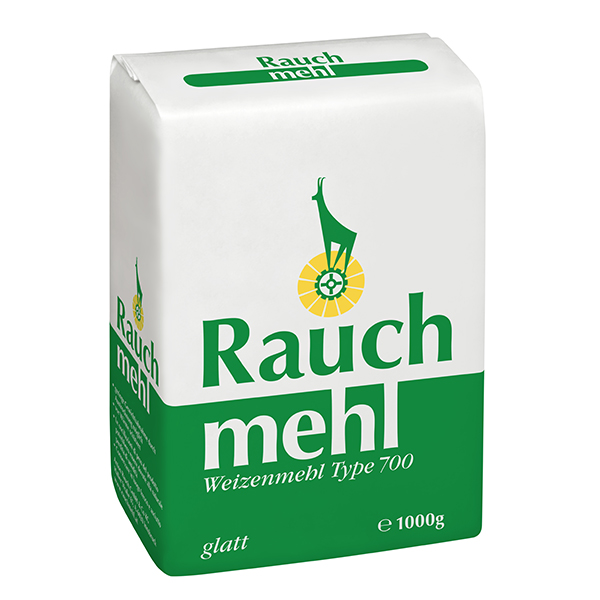 Rauch Weizenmehl glatt Type 700 - grün - Unsere Mehle / Rauchmühle / Rauchmehl - für Germteige, Mürbteige, Schmarren und gezogene Strudelteige