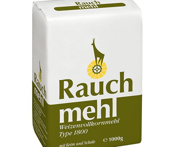 Weizenvollkornmehl Type 1800 1 kg - Unsere Mehle / Rauchmühle / Rauchmehl