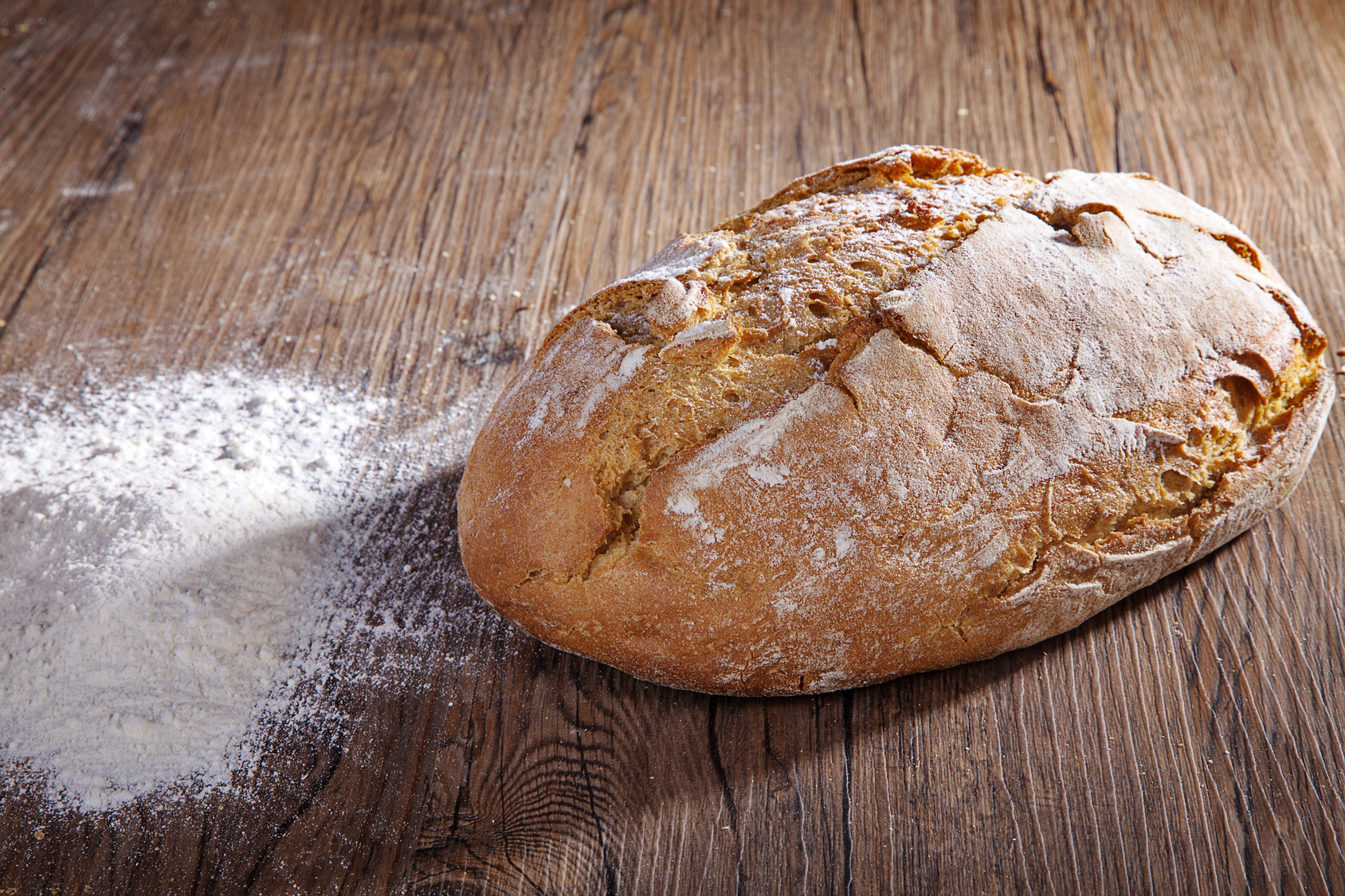 Kartoffelbrot / herzhaft mit Röstzwiebeln / Rauchmühle / Rauchmehl