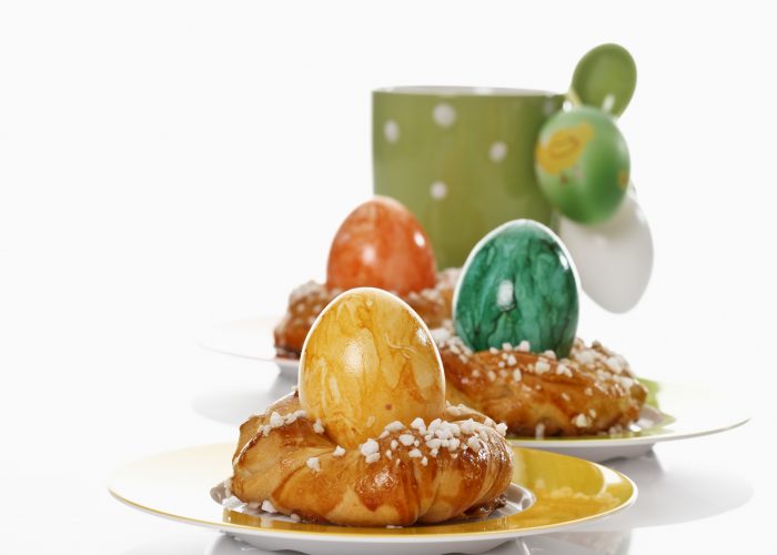 kleiner Osterkranz / darf auf keinen Fall zu den Osterfeiertagen fehlen / Rauchmühle / Rauchmehl