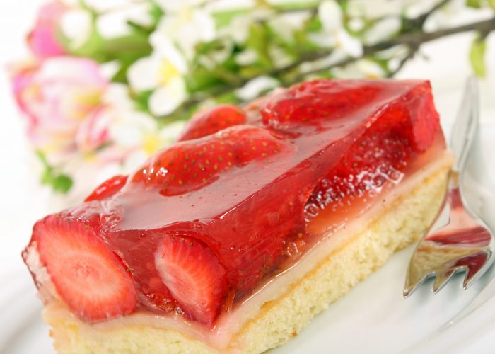 Erdbeerkuchen / kommt immer gut an / Rauchmühle / Rauchmehl
