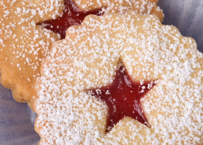 Doppelkekse mit Kirschmarmelade / Keks Klassiker / Rauchmühle / Rauchmehl