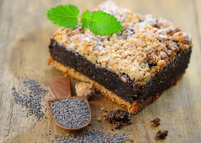 Streusel-Mohnkuchen / für die Kaffeejause / Rauchmühle / Rauchmehl