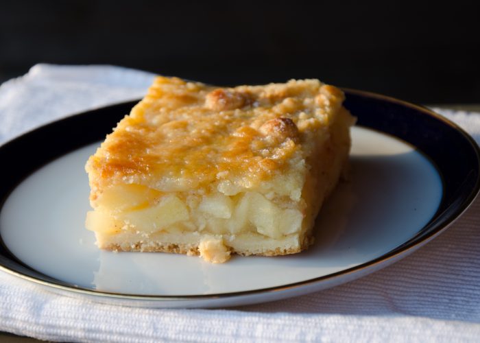 Gedeckter Apfelblechkuchen / Omis Rezept / Rauchmühle / Rauchmehl
