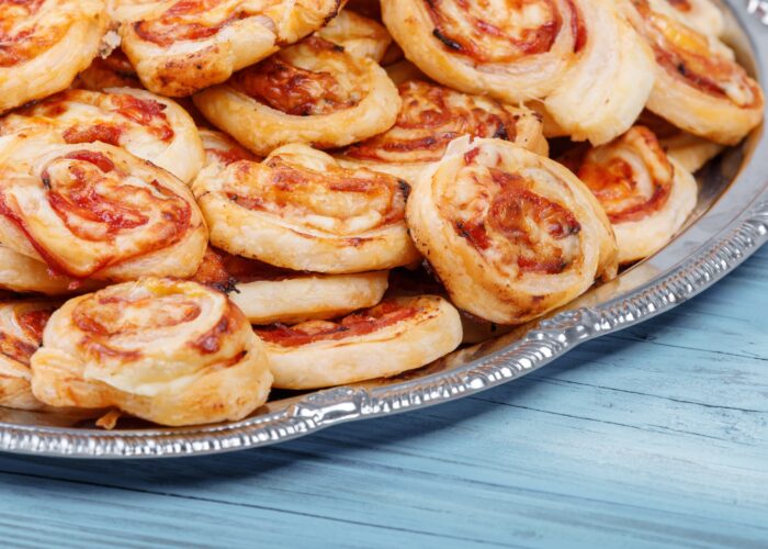 Pizza-Schnecken / aus der herzhaften Küche / Rauchmühle / Rauchmehl