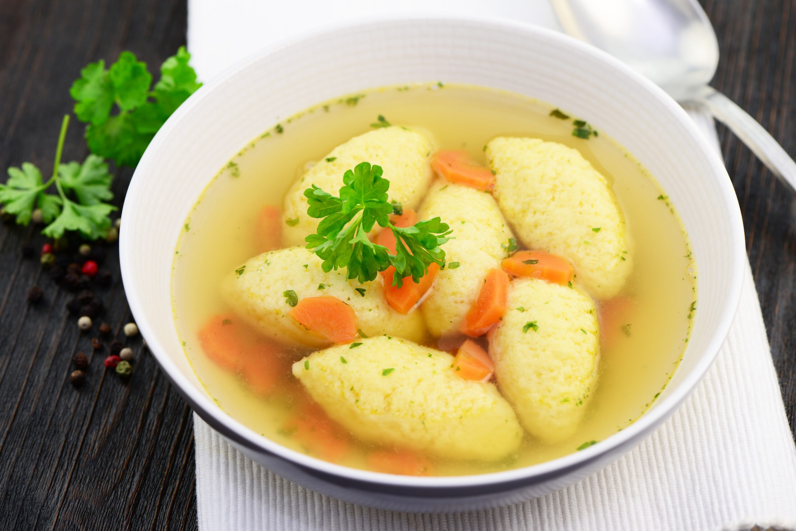 Butternockerlsuppe / aus Omas Kochbuch / Rauchmühle / Rauchmehl