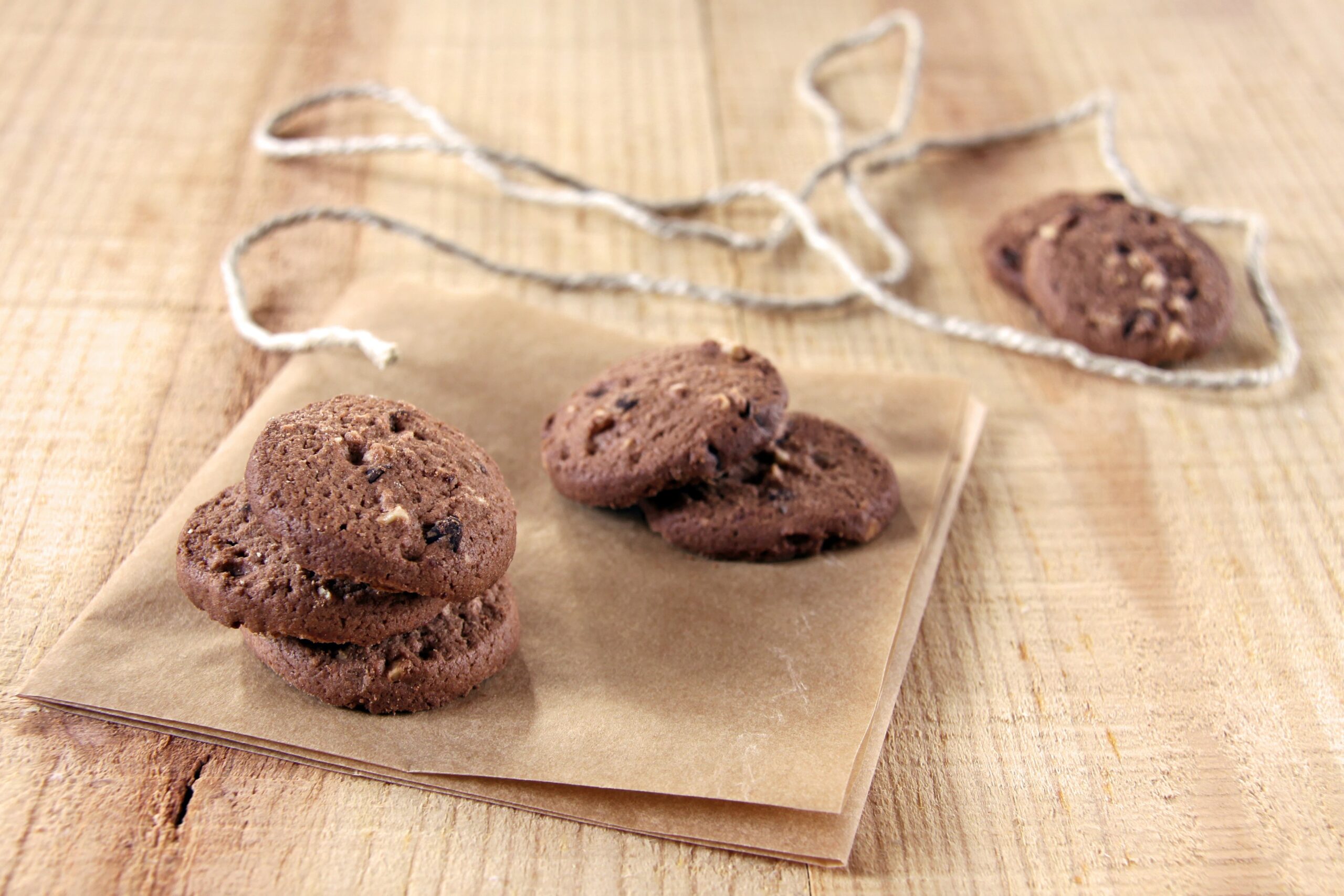 Schokokekse / mit Kaffee / Rauchmühle / Rauchmehl